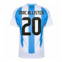 Camiseta Argentina Alexis Mac Allister #20 Primera Equipación Replica Copa America 2024 mangas cortas